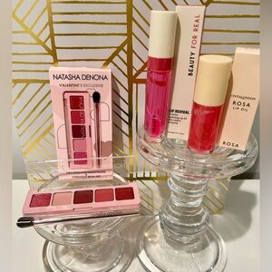 Natasha Denona Valentine's Exclusive Eyeshadow Palette and Lip Gloss Set